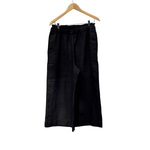 100% Linen Capri Pants by Chico's Wide Leg M EUC